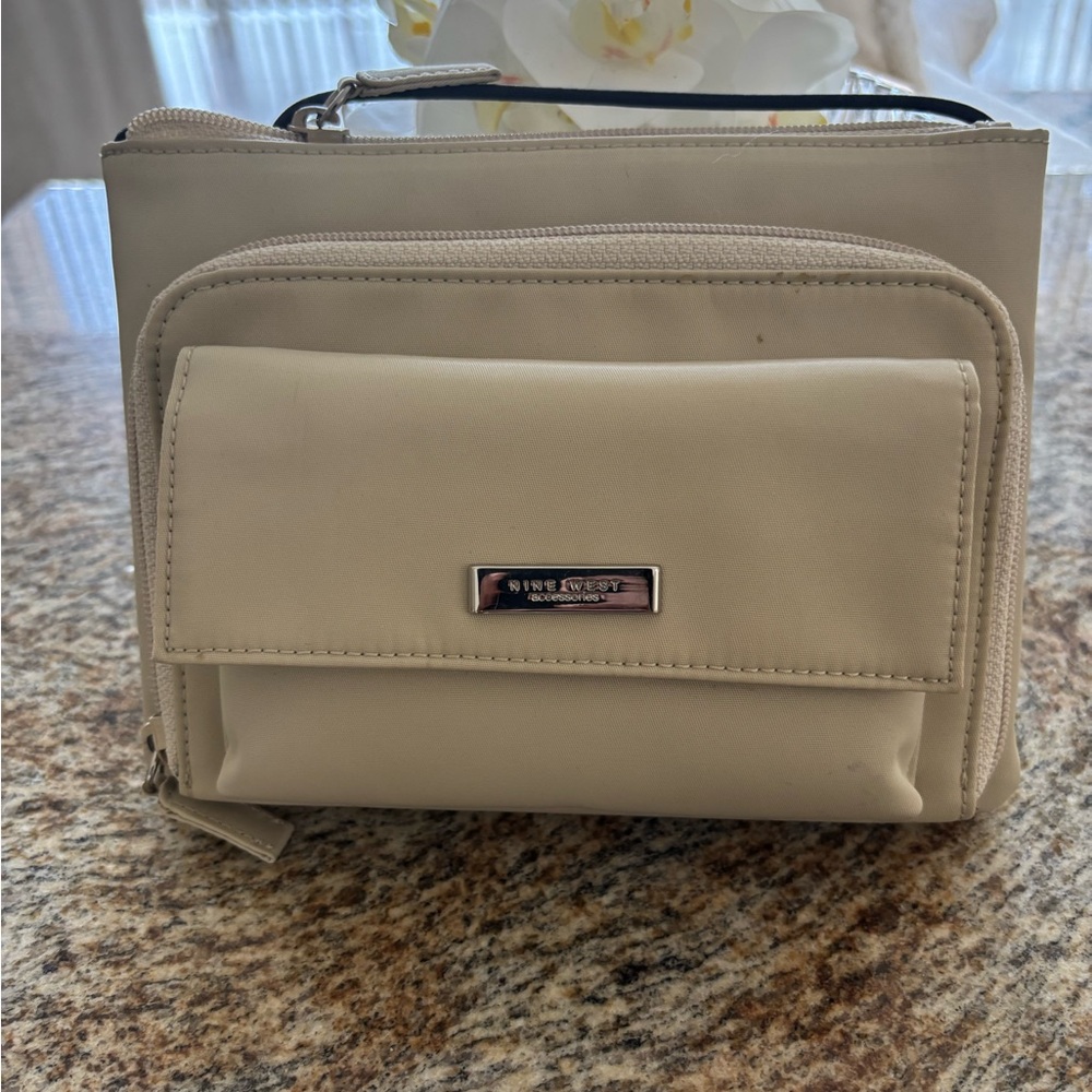 Nine West Cream Crossbody Bag